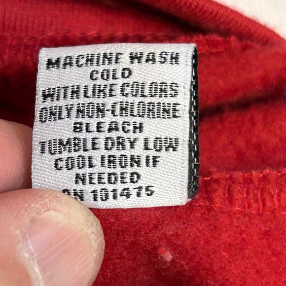 Alabama Mens XL Hoodie Crimson Tide J America Cotton Poly Blend - Picture 7 of 9